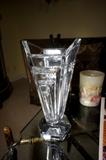 Sevres Deco Style Large Crystal Vase