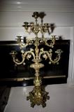 Early 20th c. Huge Bronze French Candelabra
