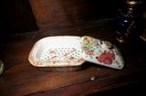 c1920’s Famille Rose Lidded Dish with Strainer