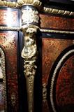 Museum Quality Napoleon III Giant Console Boulle with Heavy Ormolu Fittings Curved Original Glass
