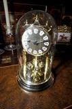 Barometric Table Clock in Glass Dome Royal