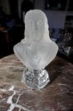 Baccarat Bust of Christ (some small chips as-is)