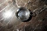Antique Sommelier Wine Tasting Cup 1775 Coin Bottom Serpent Handle