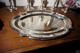 French 950 Silver Tray Head of Mercury Mark