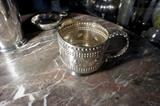 Tiffany & Co Sterling Beaded Creamer with Floral Design