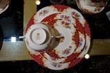 Rockingham England China Set “Paragon” Pattern Service for 10