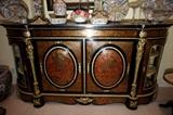 Museum Quality Napoleon III Giant Console Boulle with Heavy Ormolu Fittings Curved Original Glass