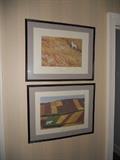 White horse wall art - several framed and unframed