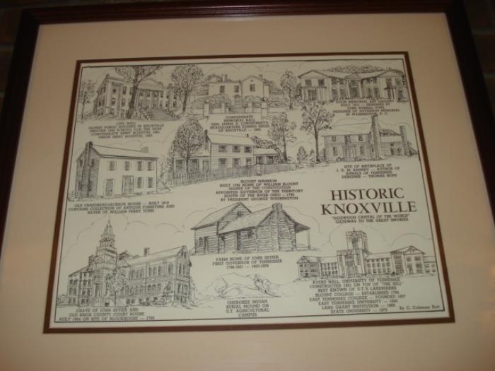 Historic Knoxville print.