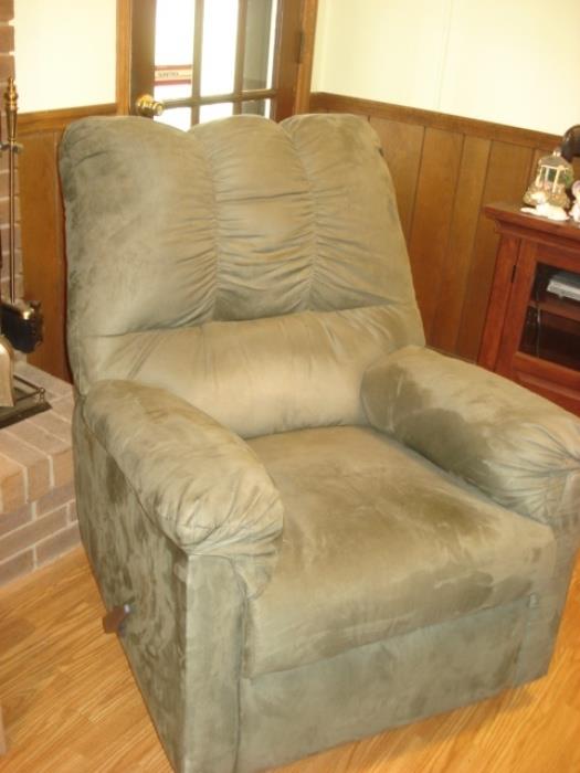 1 of two matching recliners