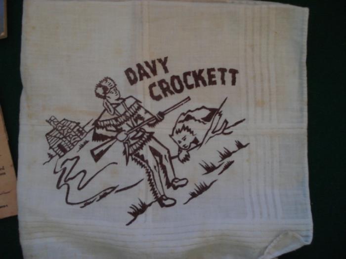 vintage Davy Crockett handkerchief