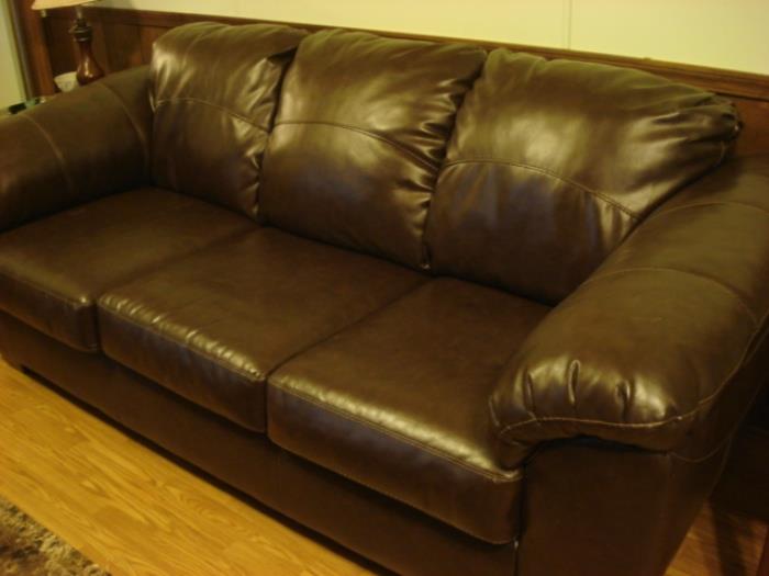 Durablend blended leather sofa.