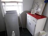 Old Kitchen Cabinet and Metal Storage Containers