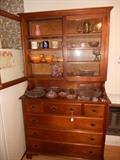 Large Step Back Cabinet Handmade