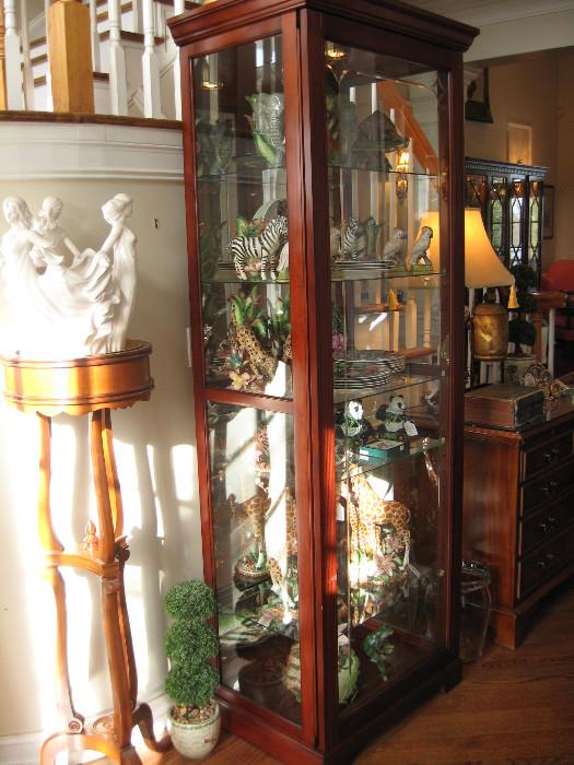 Beautiful lighted display cabinet 
