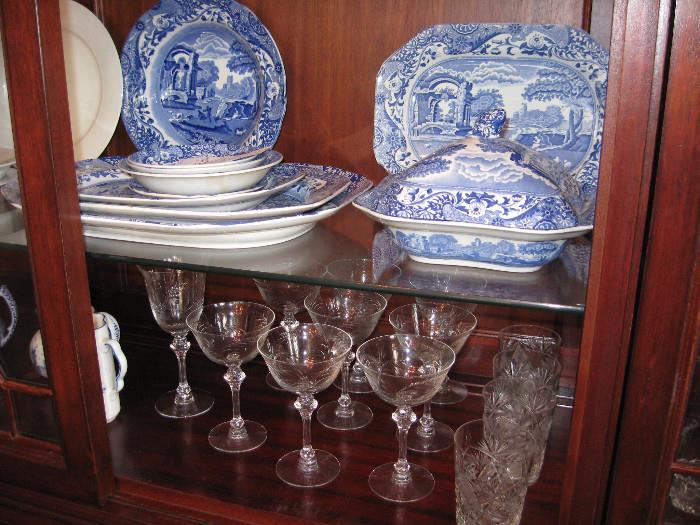 Very large collection of Royal Copeland Spode Italian both new and vintage 