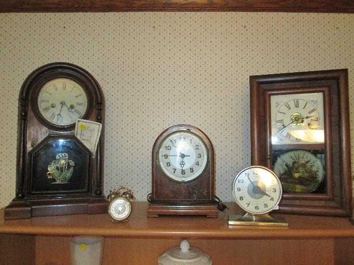 Some wonderful vintage clocks.  Great for when the power goes out!