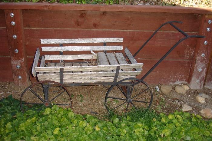 Decorative wheelbarrow
