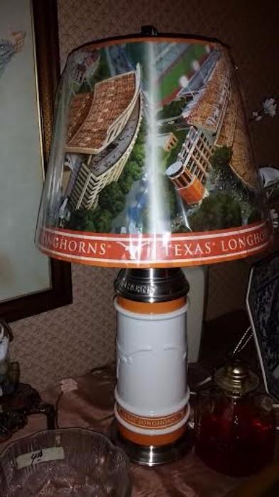 Longhorn lamp.