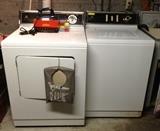 Older Maytag dryer - we used it during set-up & it works fine. (washer is sold)