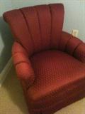 numerous upholstered club chairs and wing back chairs