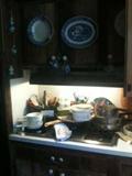 vintage pyrex, corning and pyrex baking dishes and mixing bowls, pizza stone, cookware ...