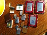 collection of old lighters ... lots of other fun, curious objects.