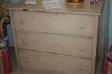 Wonderful old painted chest -shabby chic!