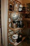 Kitchen full - vintage to brand new, including cast iron pieces, Magnalite, full set of knives, much more!