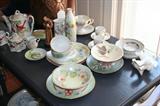 Lots of beautiful handpainted porcelain ...