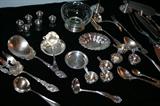 Generous selection of old sterling pieces.