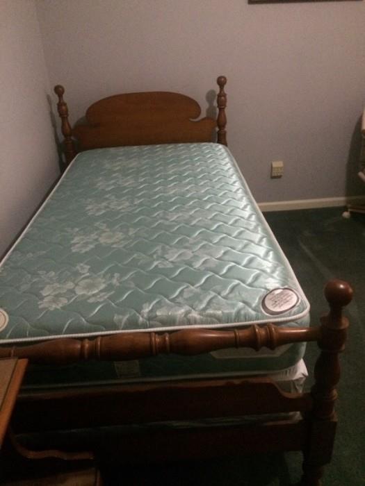 ONE OF THE TWIN BEDS