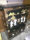 ASIAN CABINET WTH MOTHER OF EARL INLAY ALSO FINISHED ON THE BACK SIDE