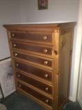 PINE CHEST OF DRAWERS