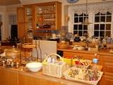 kitchen FULL, several sets of flatware, etc.
