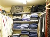jeans, bags, etc.