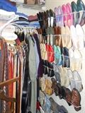 men & women's clothing, shoes, etc.