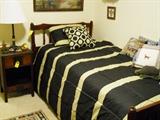 twin bed, Waterfall end table, etc.