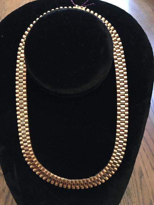 Rolex style necklace