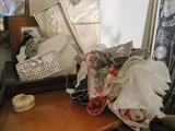 HANKIES AND EVENING BAGS