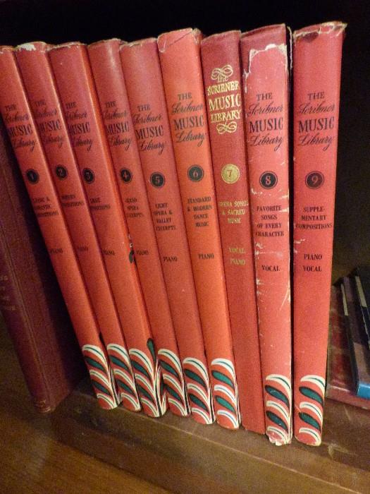 9 volume "Scribner Music Library"