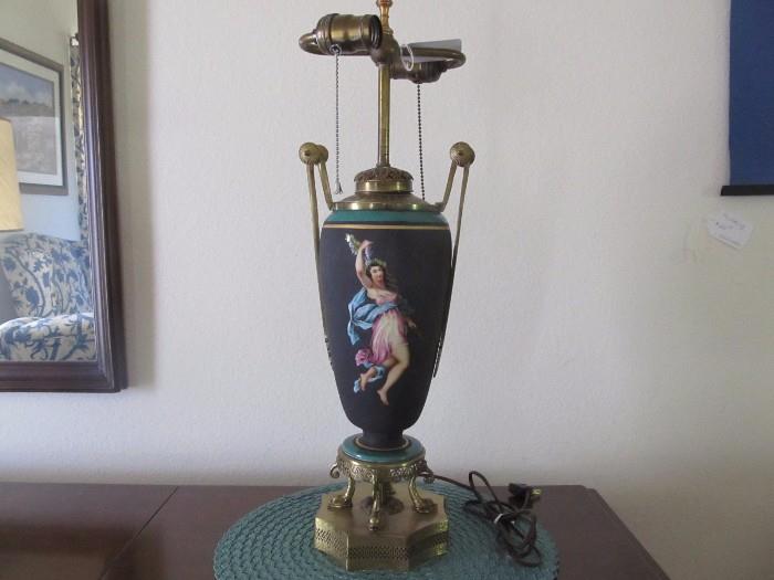 Bohemian antique lamp