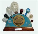 Edison hand blown Mazda Light Bulb Tester .