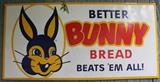 Large Bunny Bread Sign. excellent cond.