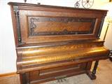 1910 brooks upright grand piano