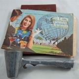 BarBoy, Aluminum shot measure and bottle opener, Booklet of 46 Greatest Drink Recipes printed by Southern Comfort 1961, Barkers Complete Cocktail & Tasybite Recipes, 1936
Condition: Good but used
Shipping: Yes
Size: Assorted