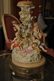 HUGE SUPER RARE: Mythological MEISSEN Porcelain Lamp