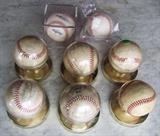 Collection of various Detroit Tiger autographed baseballs including Mickey Lolich, Willy Horton, Aurelio Rodriguez, etc. ~ Baseball signed by President Gerald R. Ford ~