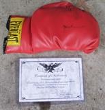 Autographed Muhammad Ali Boxing glove w/COA