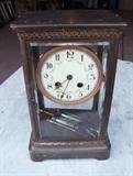 C/1900 Signed “Marti” French crystal Regulator clock